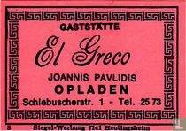Gaststätte El Greco - Joannis Pavlidis
