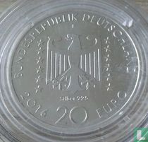 Allemagne 20 euro 2016 "50 years of the Nobel Prize in Literature obtained by Nelly Sachs"