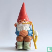 David sitting with pipe