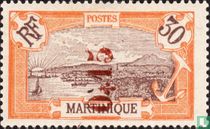 Fort-de-France, surcharged