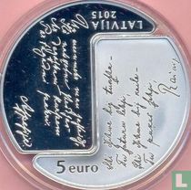 Lettland 5 Euro 2015 (PP) "Rainis and Aspazija"