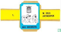 Drij Boerkens/Sights of Antwerp NS cigar labels catalogue