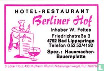 Berliner Hof - W. Feltes
