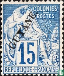 Type Dubois, with overprint