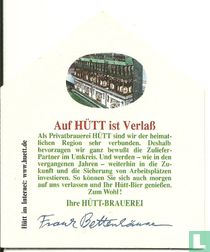 auf Hütt ist Verlass