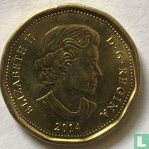 Canada 1 dollar 2014