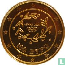 Griekenland 100 euro 2003 (PROOF) "2004 Summer Olympics in Athens - Olympia Crypt"