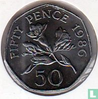 Guernsey 50 pence 1986