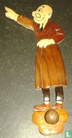 Professor Barabas in hout