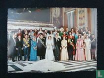 Beatrix en Claus huwelijk groepsfoto