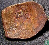 Byzantijnse Rijk  AE16 "cup coin"-trachy 1261-1282 n. Chr.