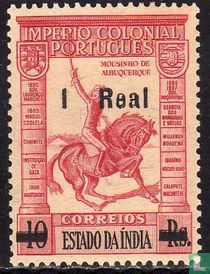 Empire colonial portugais, avec surcharge