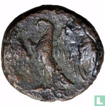 Greco-Egypte AE17 (Ptolemaeus ik als Satrap van Alexander de Grote) 316-306 BCE