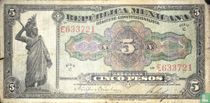 Mexique 5 Pesos