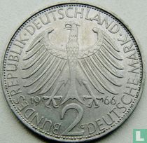 Deutschland 2 Mark 1966 (G - Max Planck)