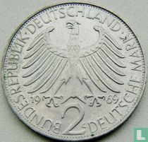 Deutschland 2 Mark 1969 (G - Max Planck)