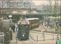 Trams in de nieuwe keerlus bij het Haarlemmermeerstation