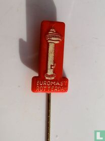 Euromast Rotterdam (goud op Rood)