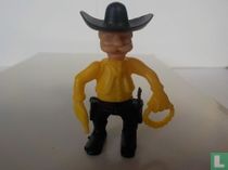 Cowboy avec lasso