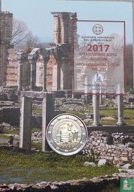 Grèce  2 euro 2017 (folder) "Archaeological site of Philippi"