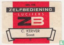 Zelfbediening lucifers ZB C.Kever