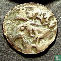 Shahi Kings of Kabul  AE18 jital  870-1008 CE