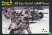 WWII German Winter Unit with Pak36 / Servants
