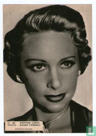 Vintage Martine Carol flyer