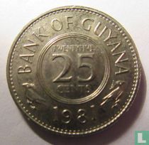 Guyana 25 Cent 1981
