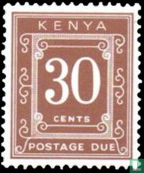 Postage due stamps