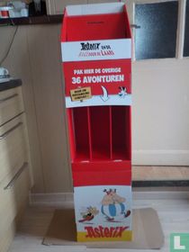 Display Asterix en de race door de laars