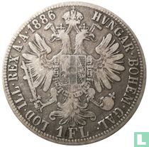 Austria 1 florin 1886