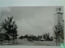 Dorpsstraat, Pastorie en Toren