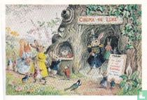 Illustraties: Konijnen cinema-de-luxe