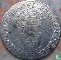 France ½ écu 1647 (B)