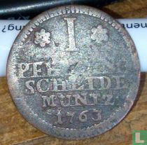 Brunswijk-Wolfenbüttel 1 pfenning 1763 (type 1)