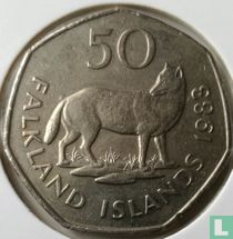Falkland Islands 50 pence 1983