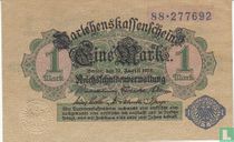 Reichsschadenverwaltung, 1 Mark 1914 (P.52 - Ros.51d)