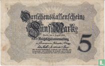 Reichsschuldenverwaltung, 5 Mark 1914 (C)