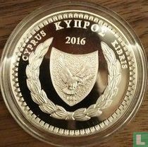 Cyprus 5 euro 2016 (PROOF) "150th Anniversary of the Birth of the Poet Dimitris Lipertis"