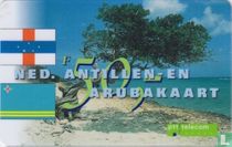Landenkaart Ned. Antillen en Aruba