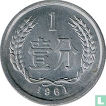 China 1 fen 1961