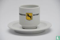 Cup and saucer - Sonja 305 - Decor Wapen Ruurlo - Mosa