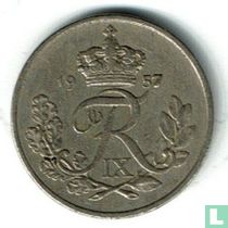 Danemark 10 øre 1957
