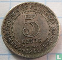 Malaya 5 cents 1941 (I)