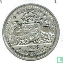 Australia 1 florin 1956