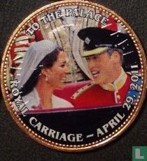 UK  To the Palace, Royal Carriage - April 29, 2011