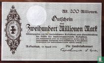 München Gladbach 200 Million Mark 1923