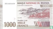 Rwanda 1,000 Francs 1994