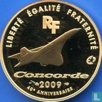 Frankreich 50 Euro 2009 (PP - Gold) "40th anniversary of the Concorde"